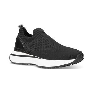 NWT  Michael Kors Women's Ari Slip On Sneaker, Black, 10 